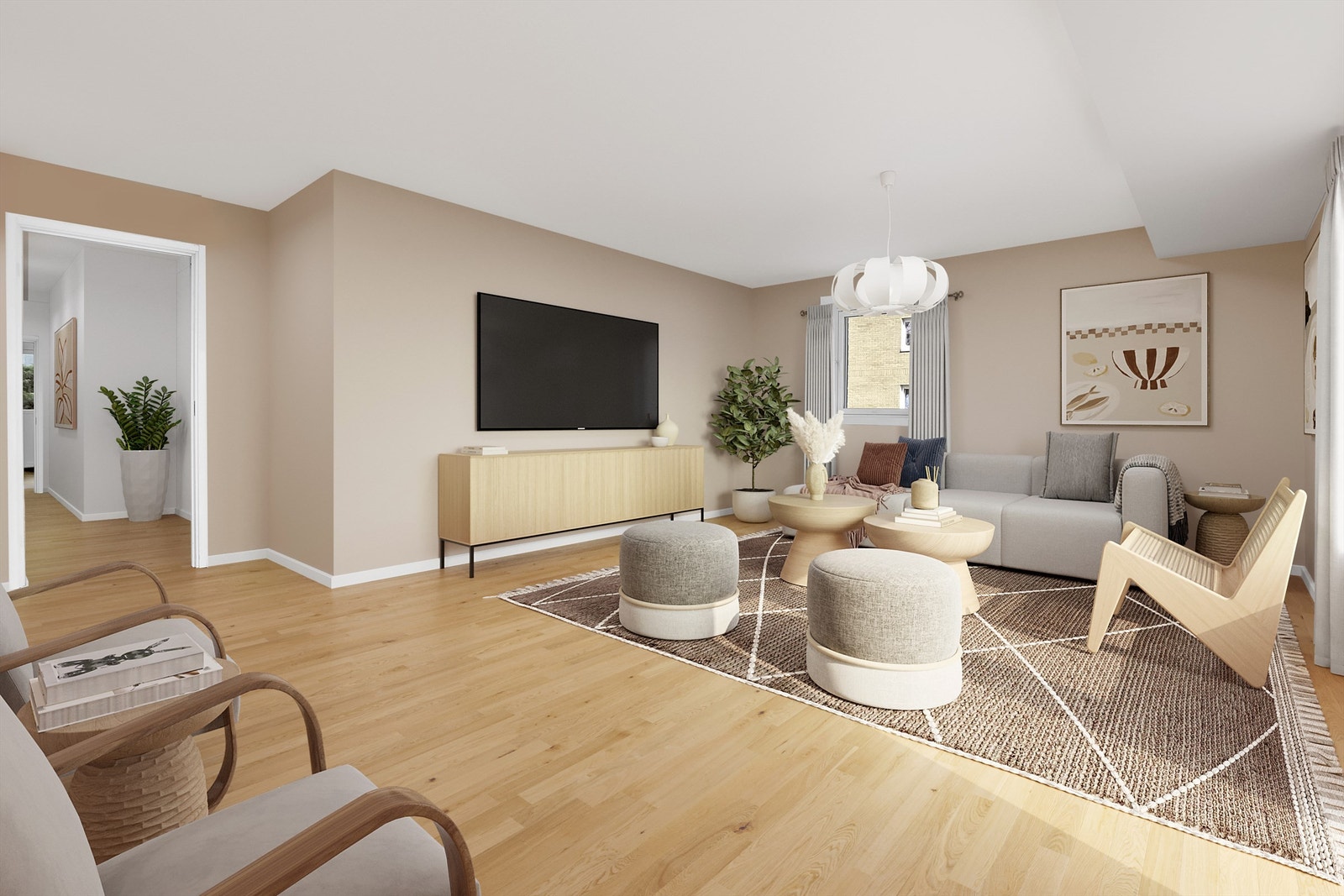 Velkommen til Hamangskogen 35 presentert av Marius Stormfelt v/Krogsveen Sandvika. Digital styling/oppussing. Galleribilde