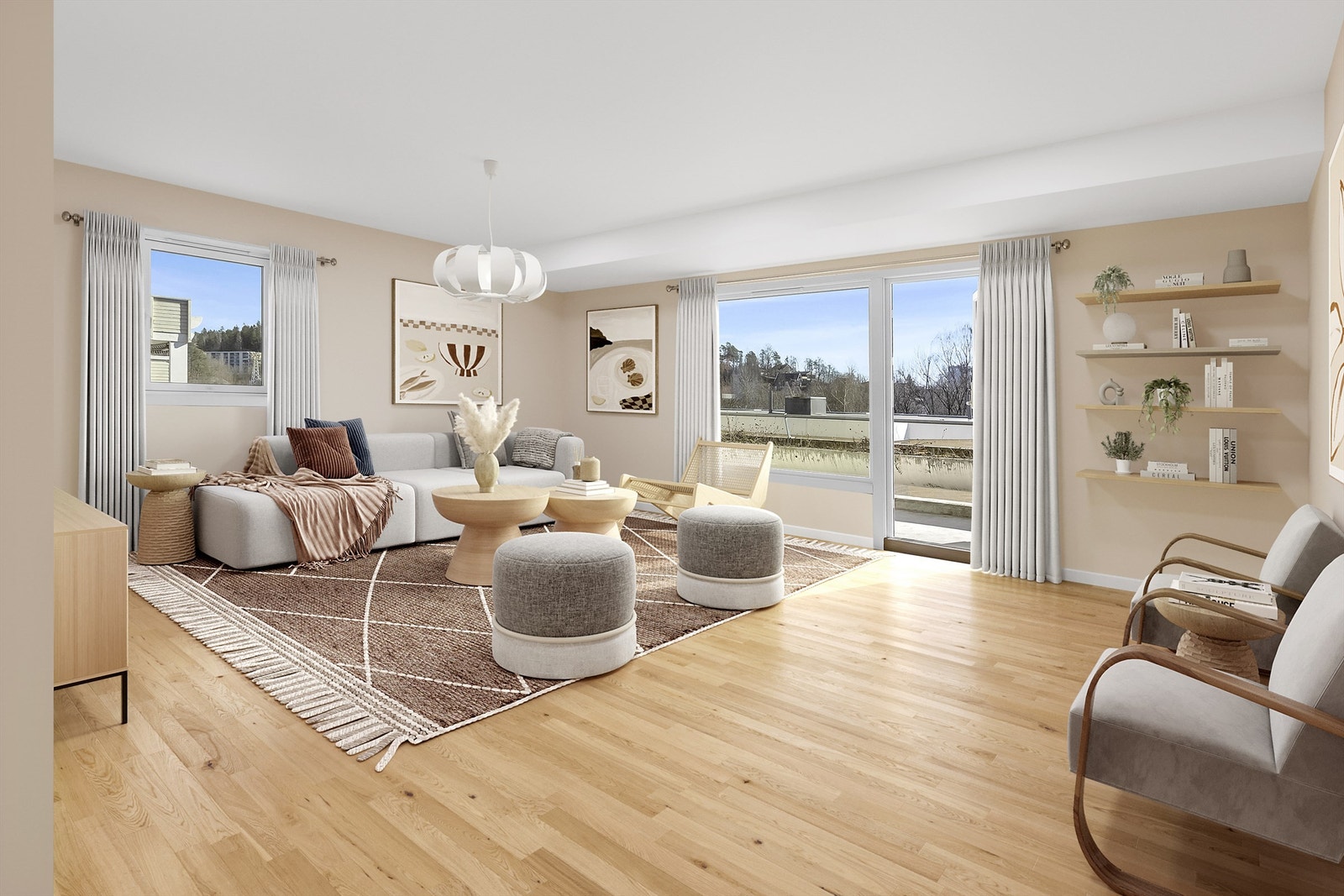 Her digitalt stylet/oppusset. Galleribilde