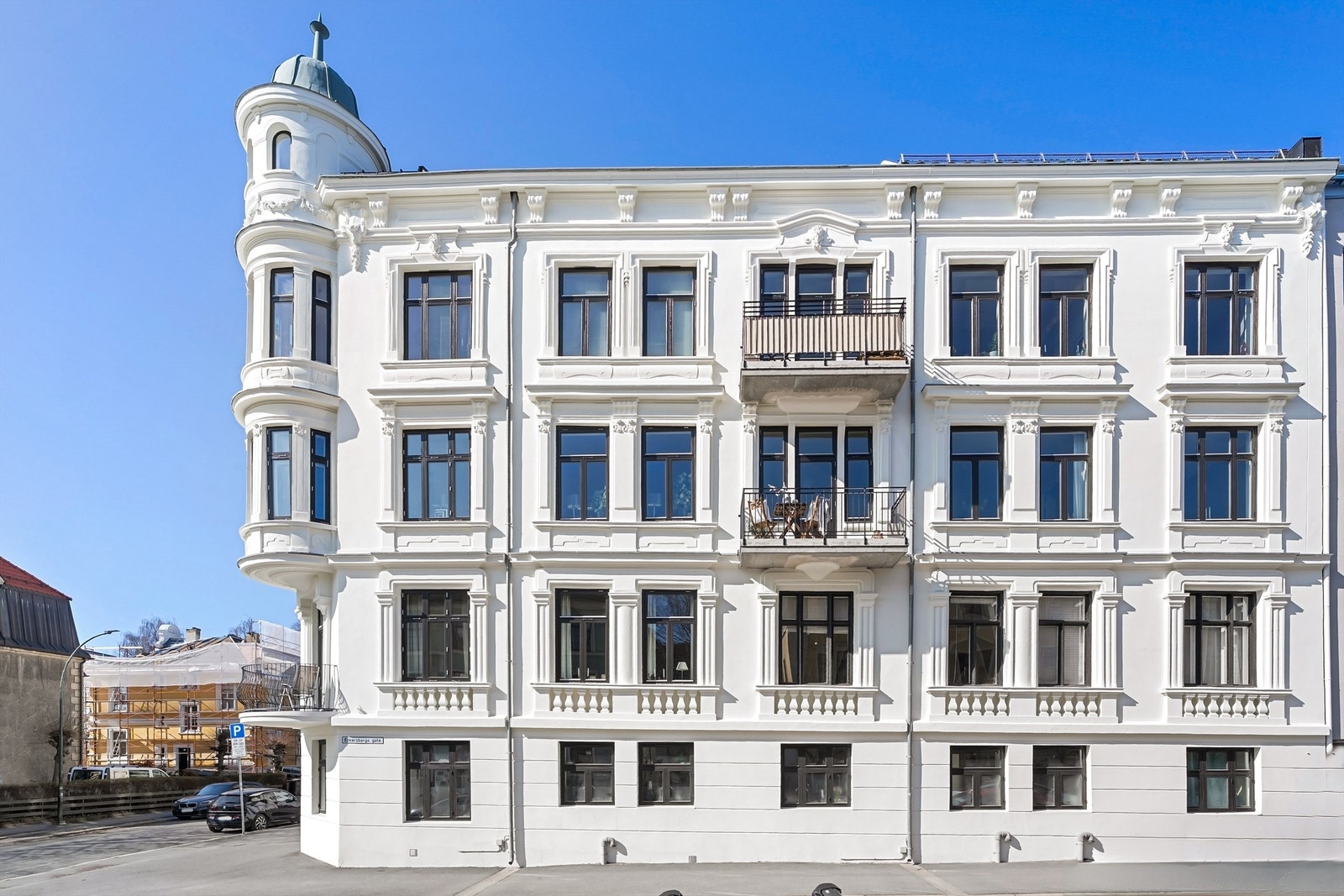 Leilighetens fasade mot Eckersbergsgate. Galleribilde