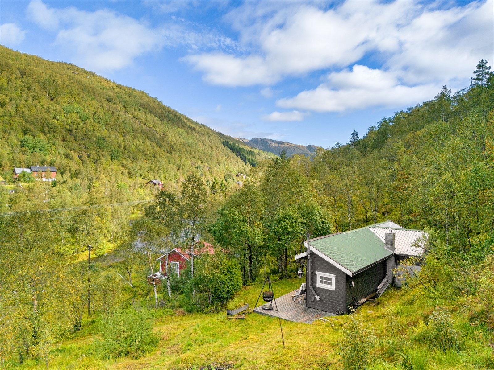 Område rundt hytten. Galleribilde
