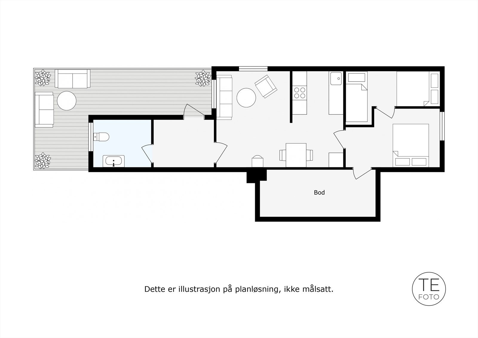 Plantegning. Galleribilde