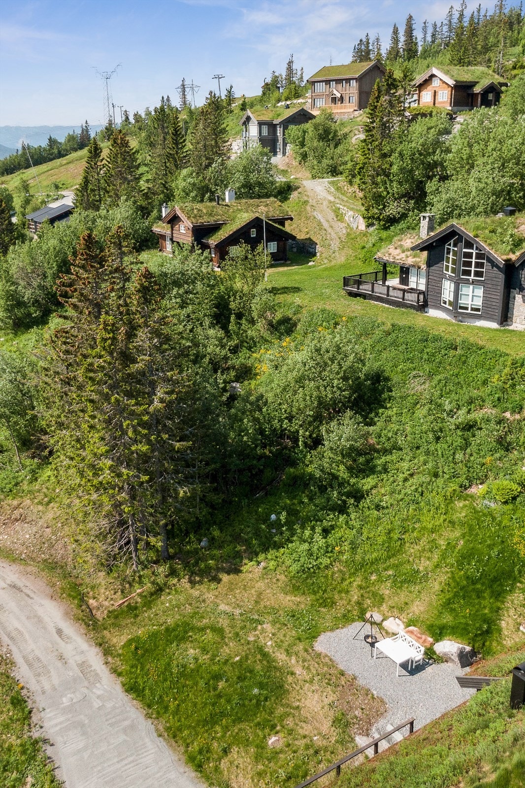 Dronebilde Galleribilde