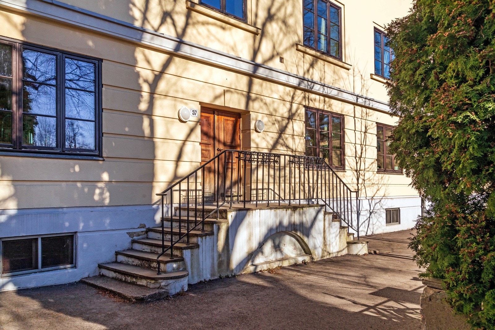 Flott inngangsparti. Galleribilde