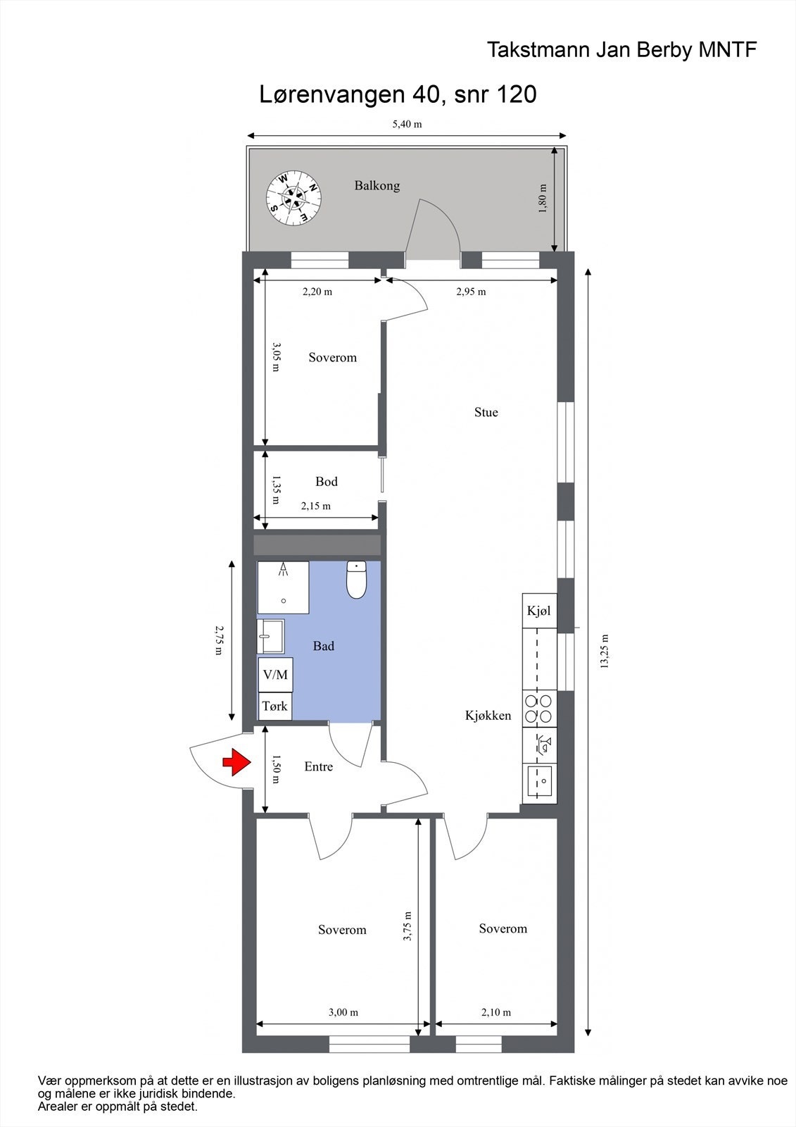 Plantegning Galleribilde