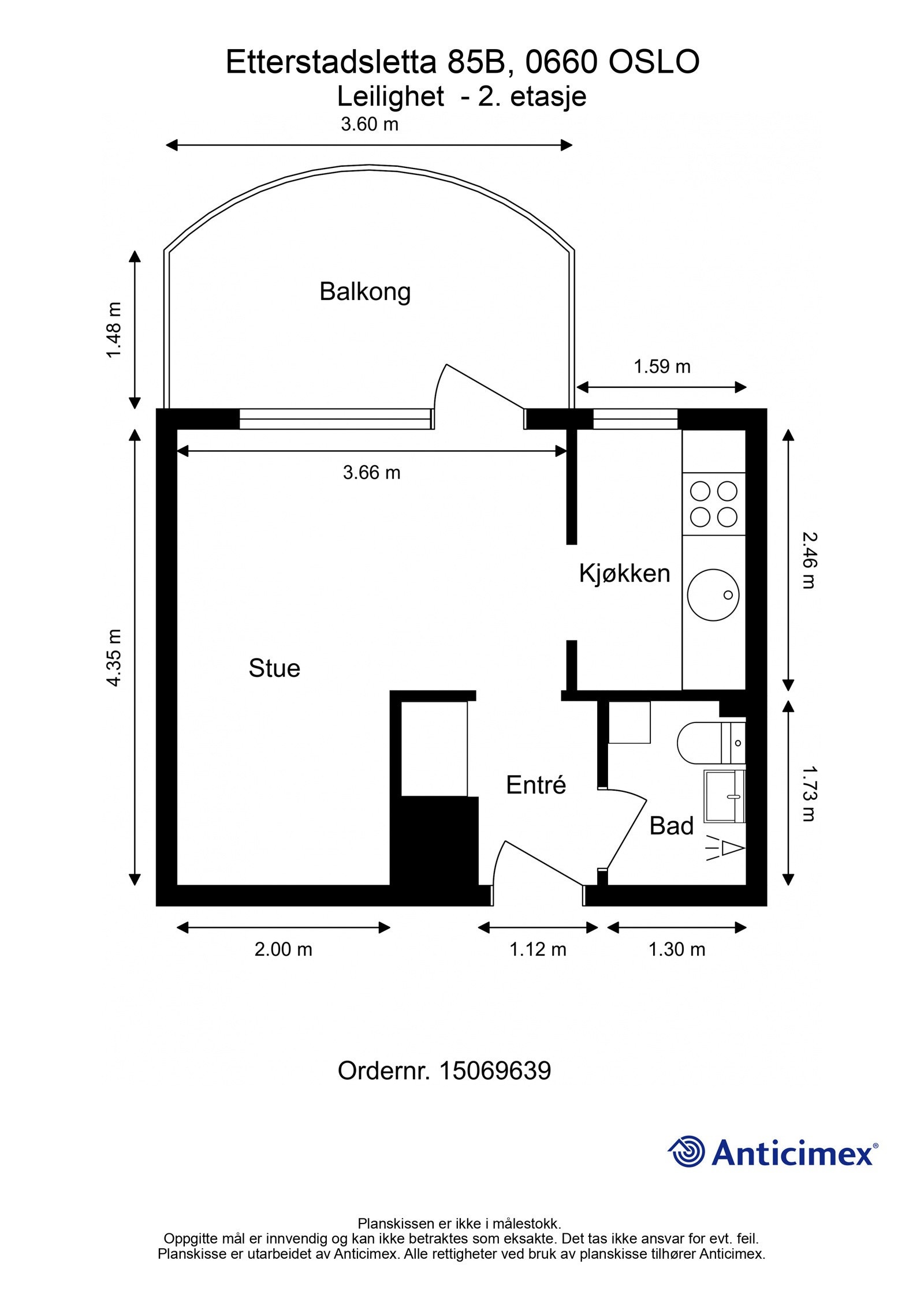 Plantegning Galleribilde