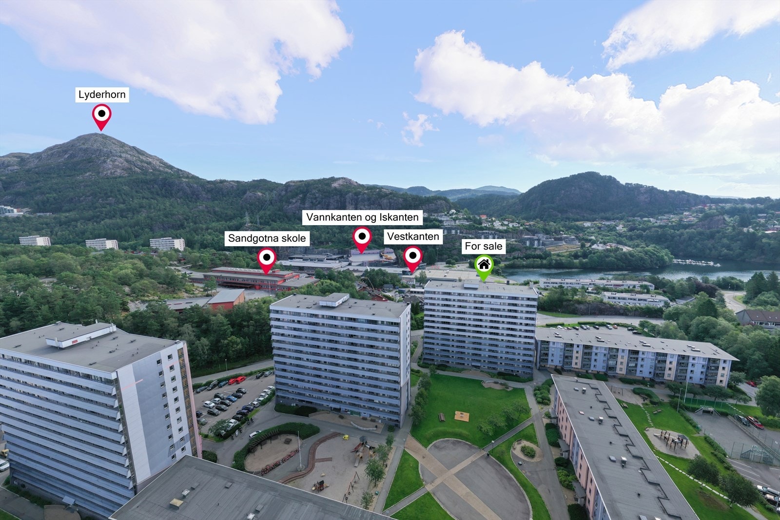 Strålende beliggenhet i Loddefjord. Galleribilde