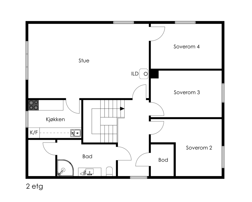 2D 2 etg Galleribilde