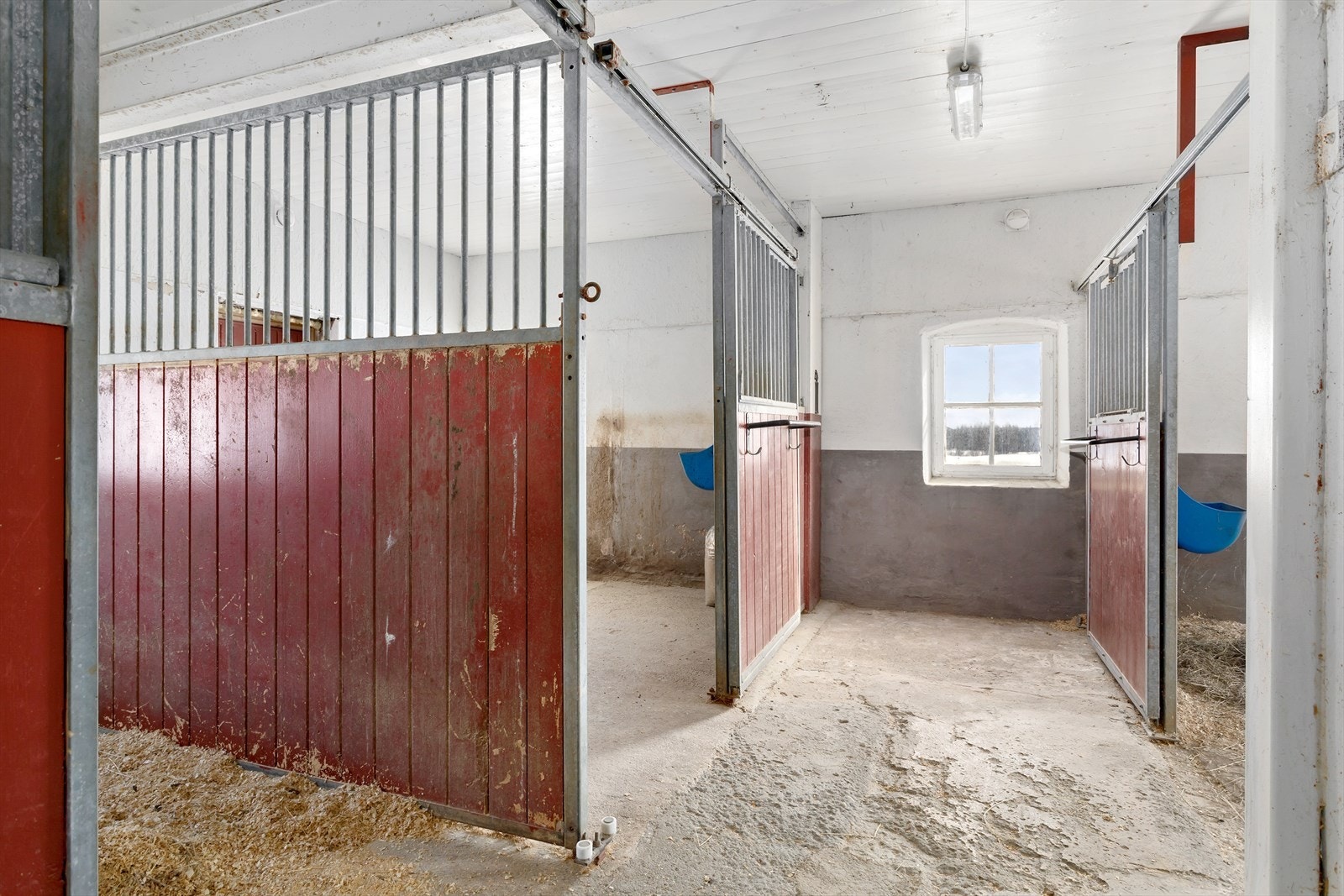 Låve oppført ca 1946, ombygget med stall ca 2012. Galleribilde