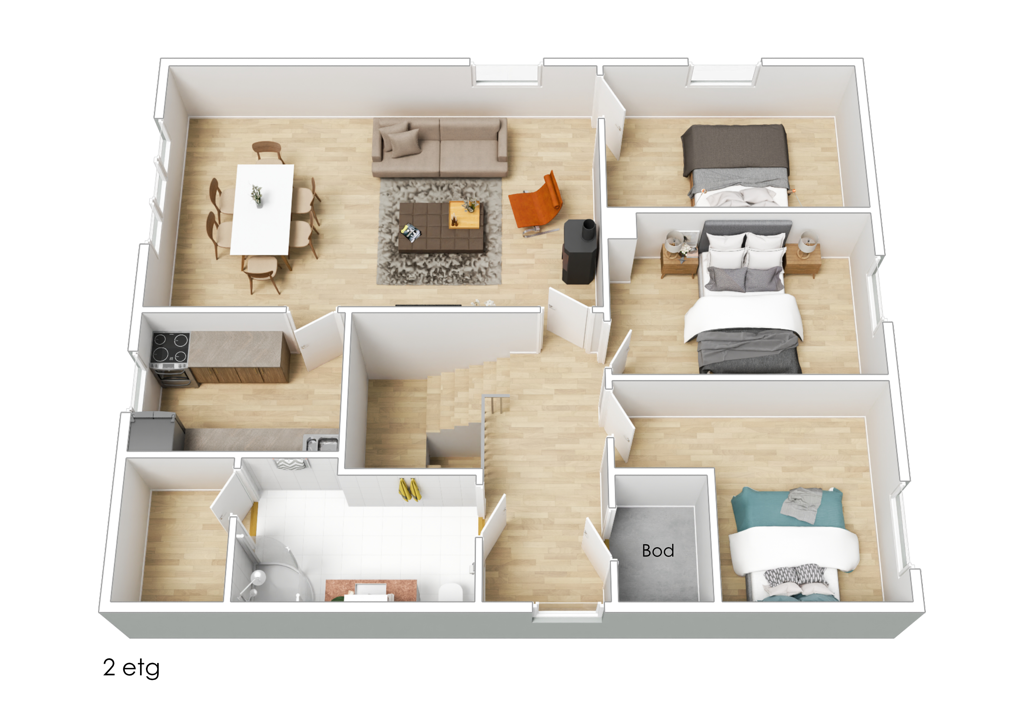 3D 2 etg Galleribilde