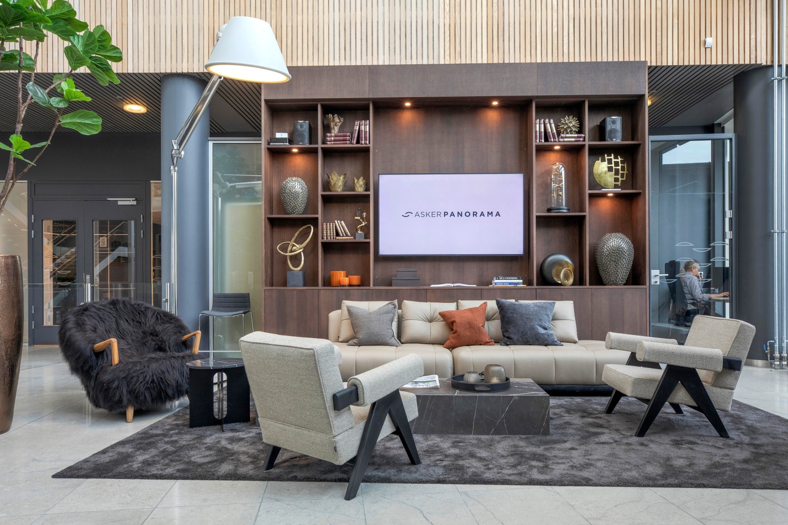 Lounge i inngangspartiet og resepsjonsområdet Galleribilde