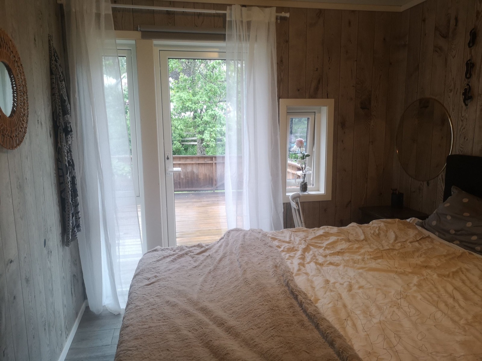 1. Etasje. Soverom 1. Utgang til terasse/hage. (Nr 1 interiør løsning) Galleribilde