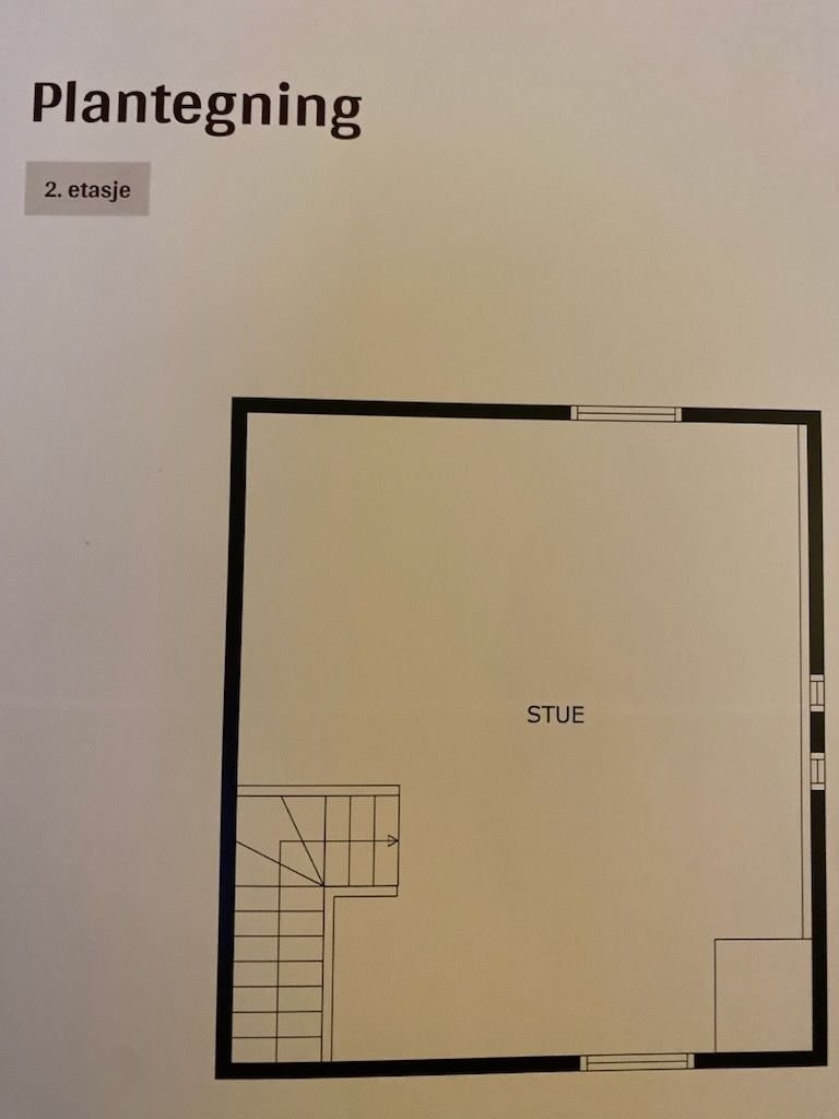 Plantegning 2 etasje Galleribilde