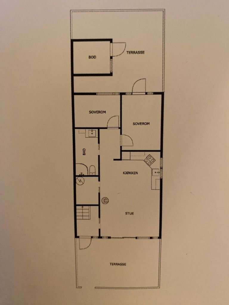 Plantegning 1 etasje Galleribilde