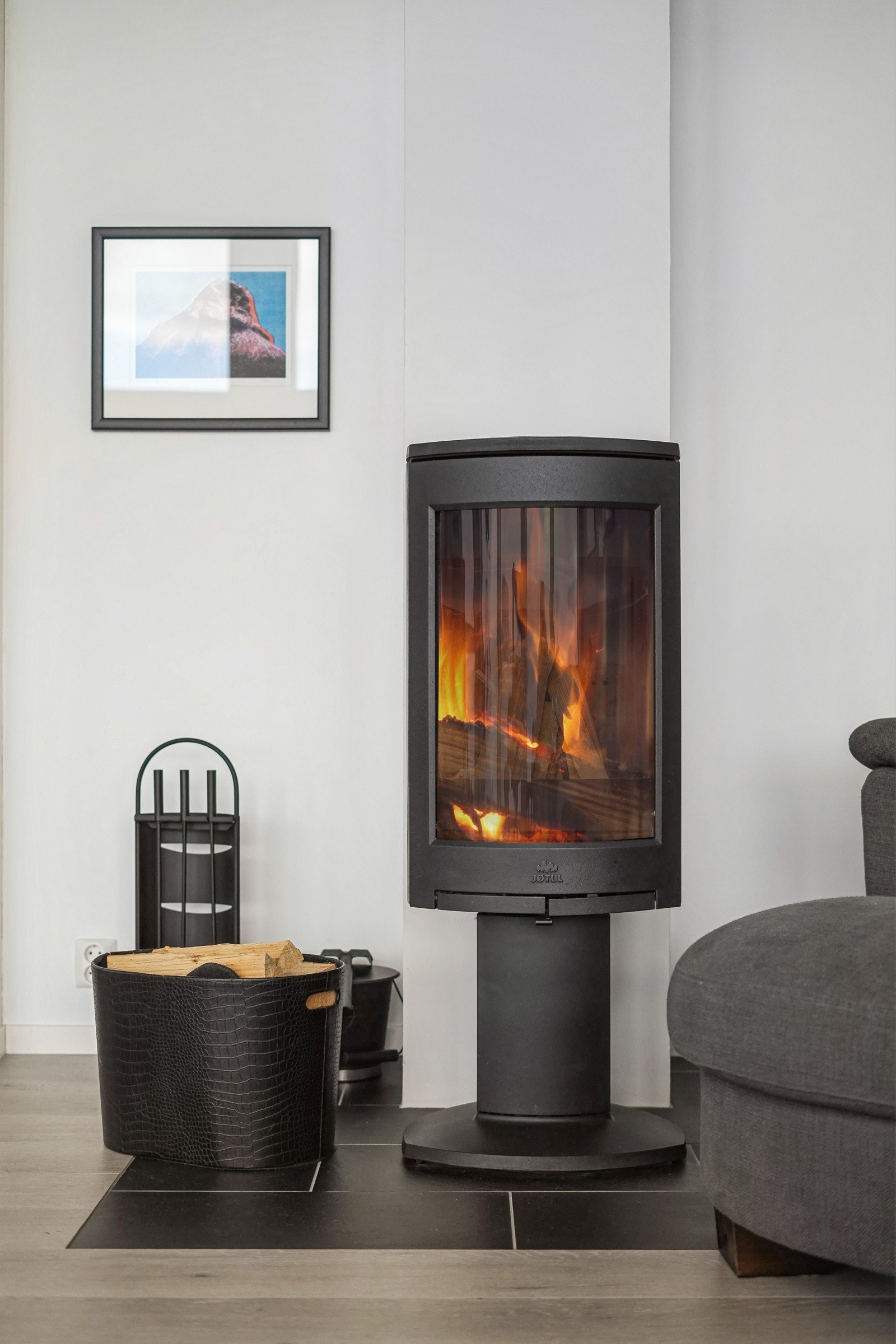 Peisovn for ekstra oppvarming og hygge. Galleribilde