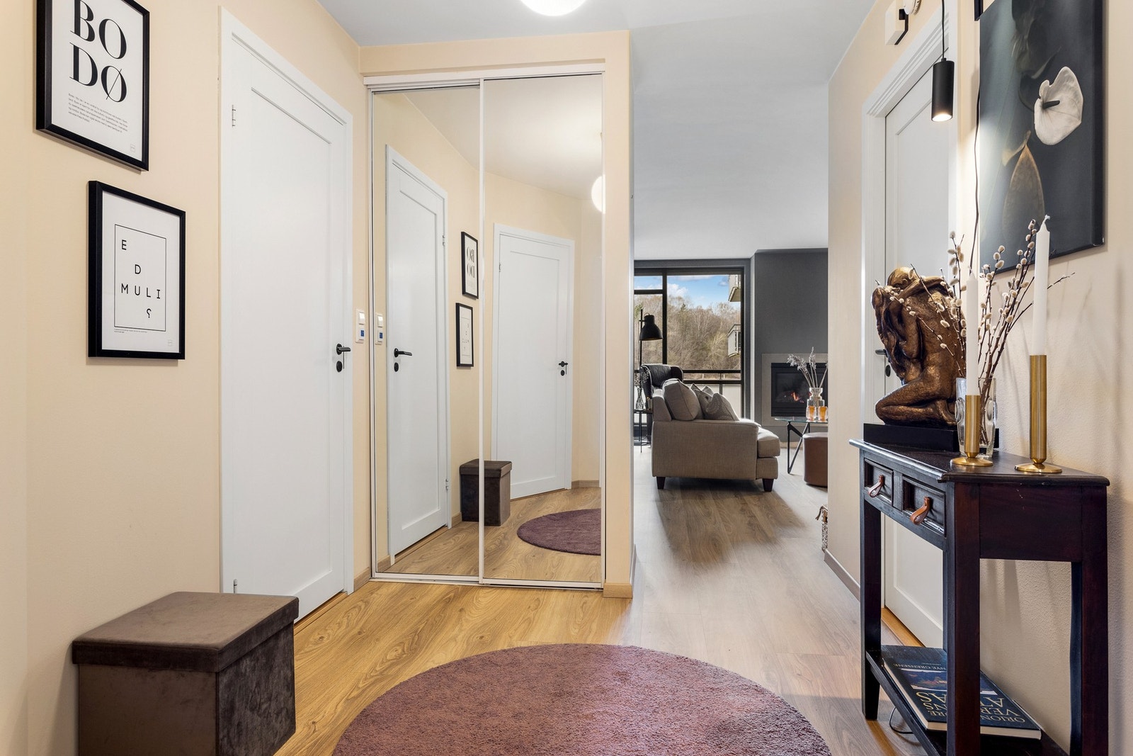 Innbydende inngangsparti. Galleribilde