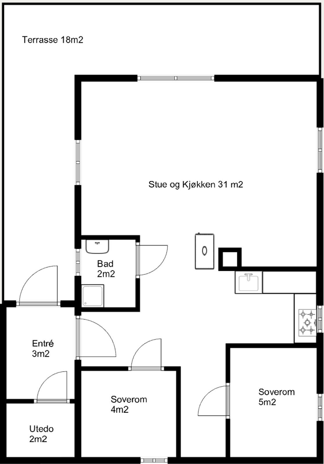 Plantegning Vintertjønna 1 Galleribilde