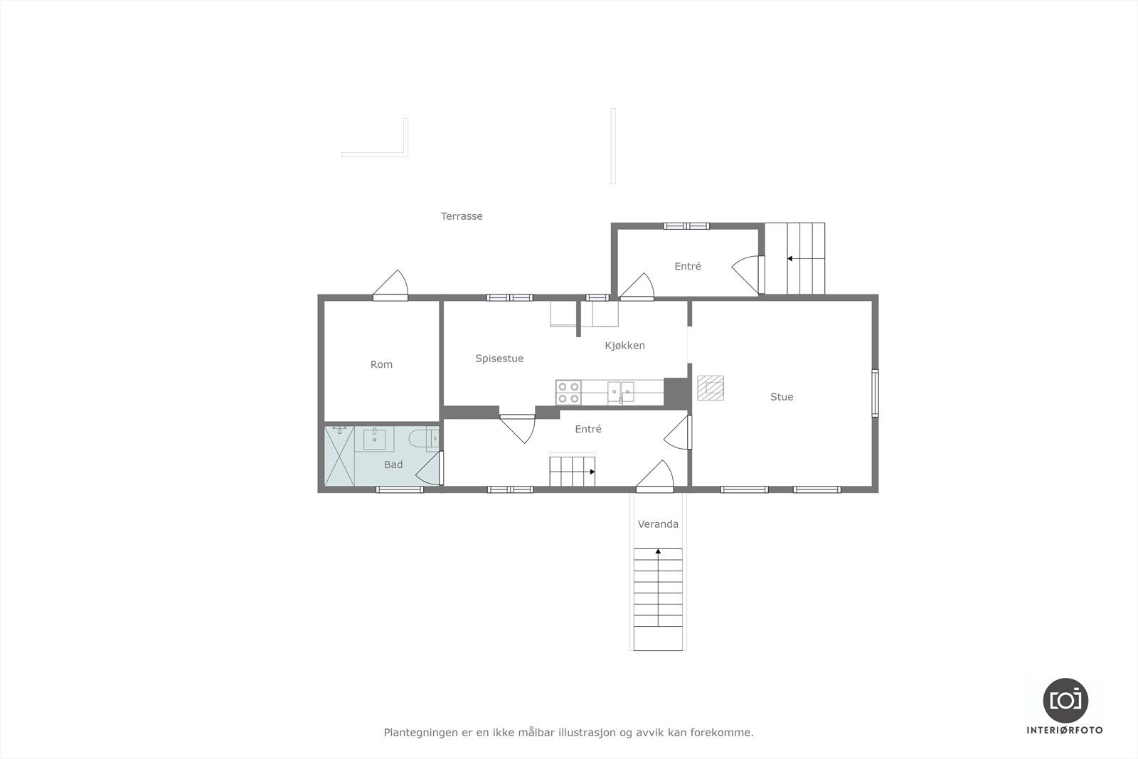 Plantegning Galleribilde