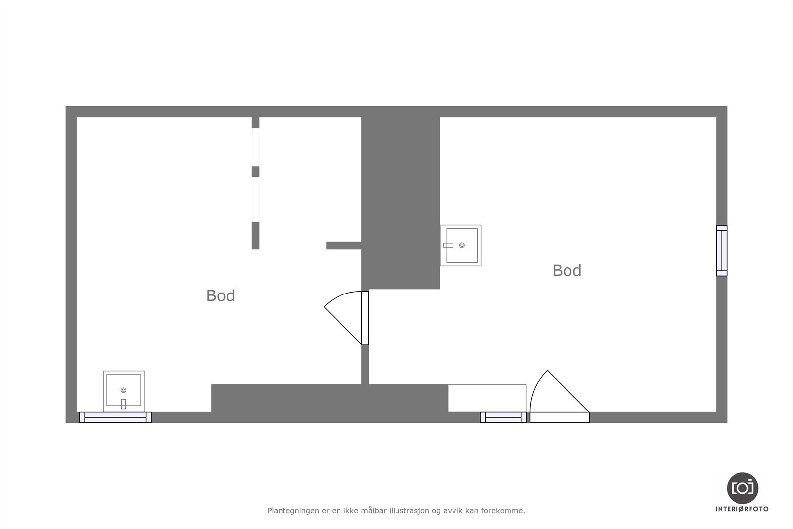 Plantegning Galleribilde