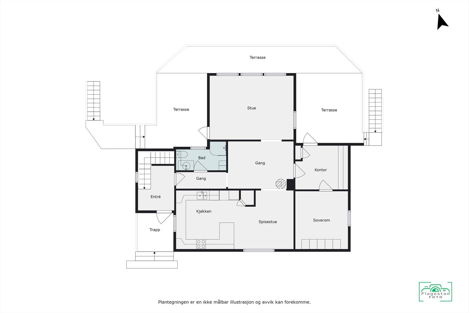 Plantegning Galleribilde