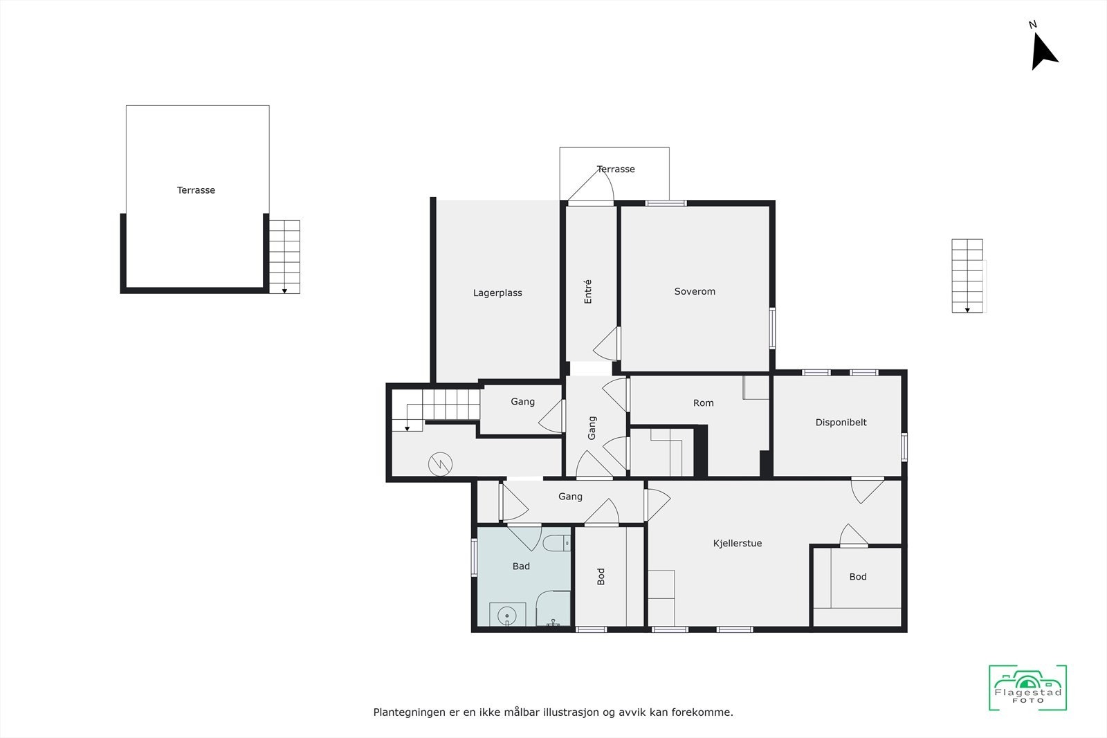 Plantegning Galleribilde