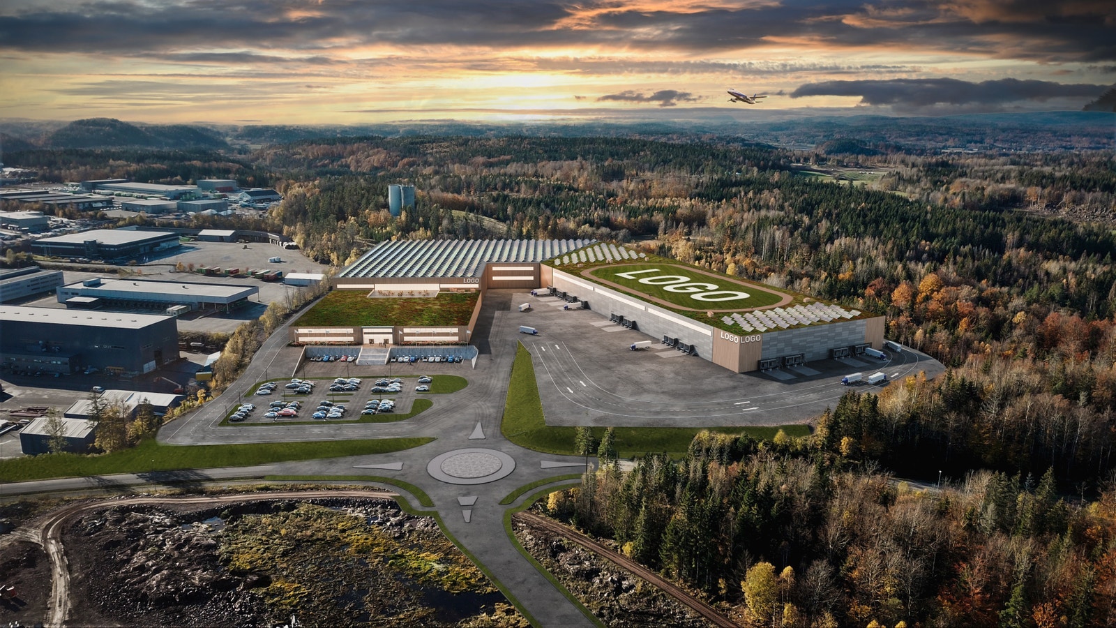 Illustrasjon av Borgeskogen Nord; Goldbox Galleribilde