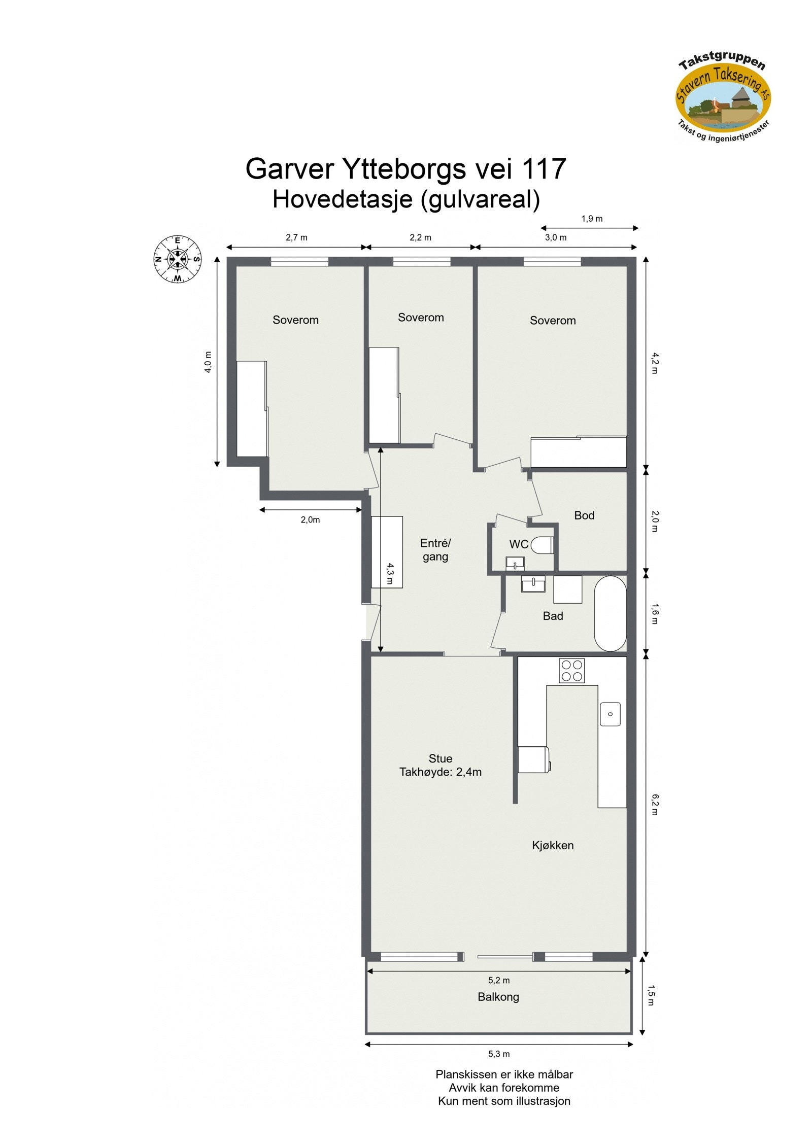 Plantegning Galleribilde