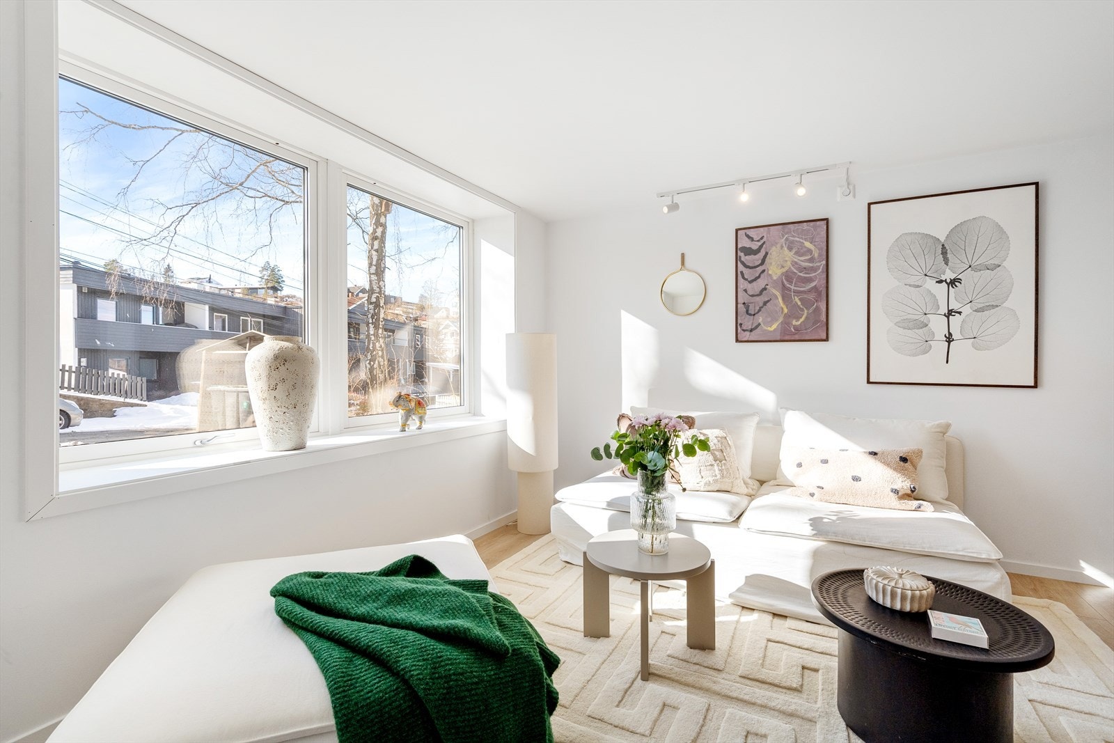 Gode lysforhold inn i stuen Galleribilde