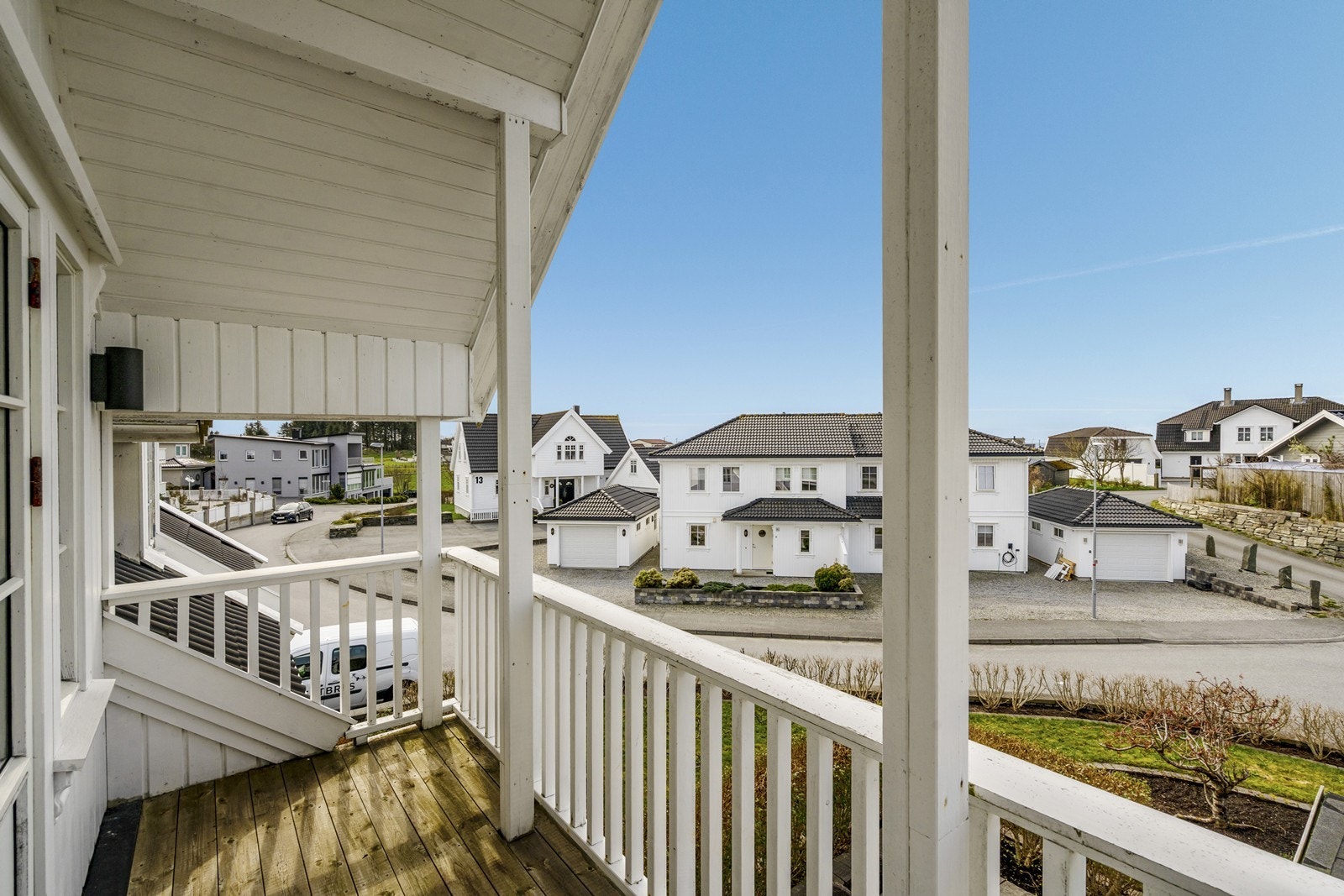 Overbygd luftebalkong. Galleribilde