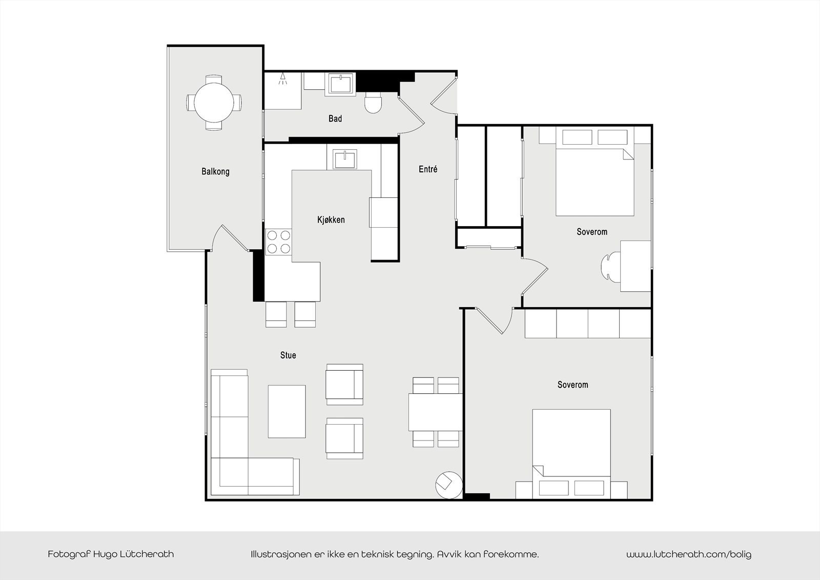 Plantegning Galleribilde