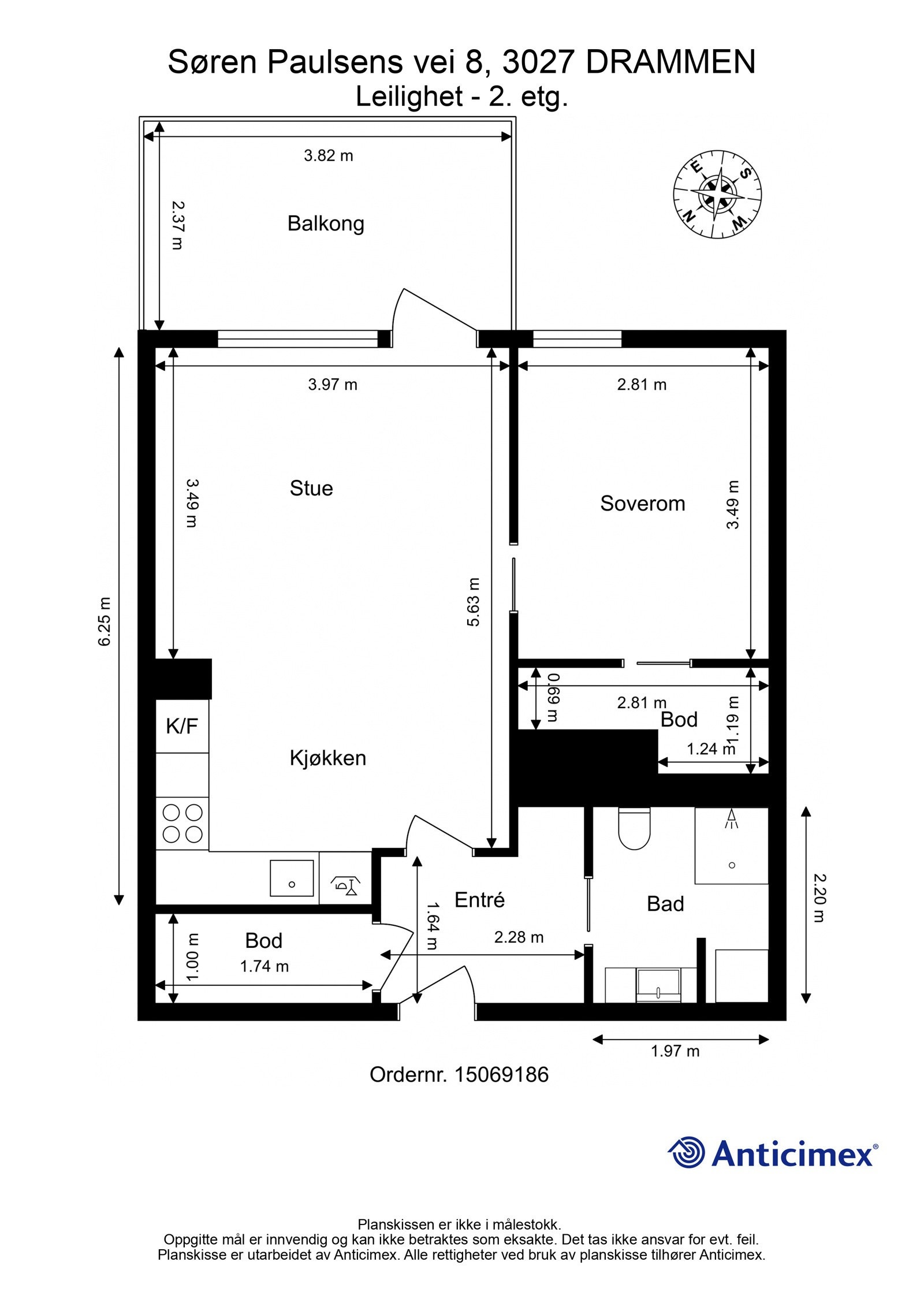 Plantegning Galleribilde