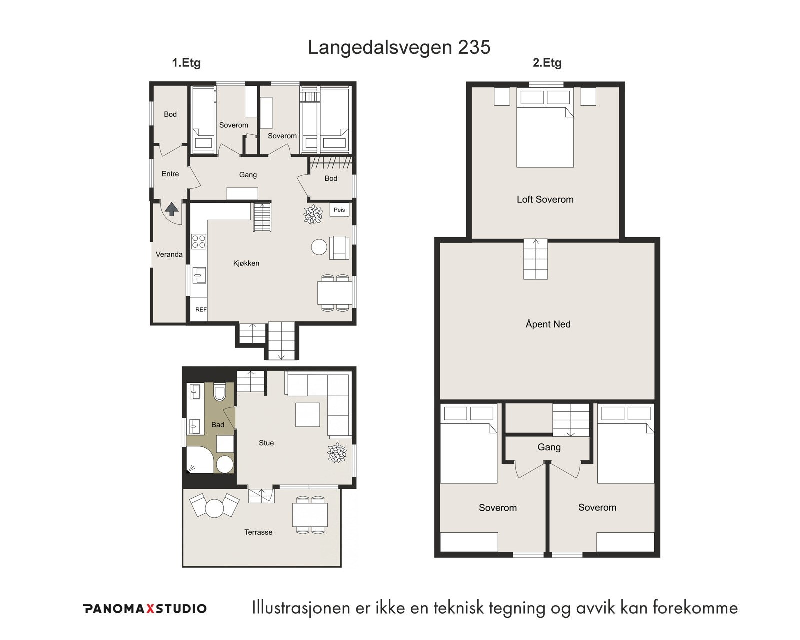 Plantegning Galleribilde