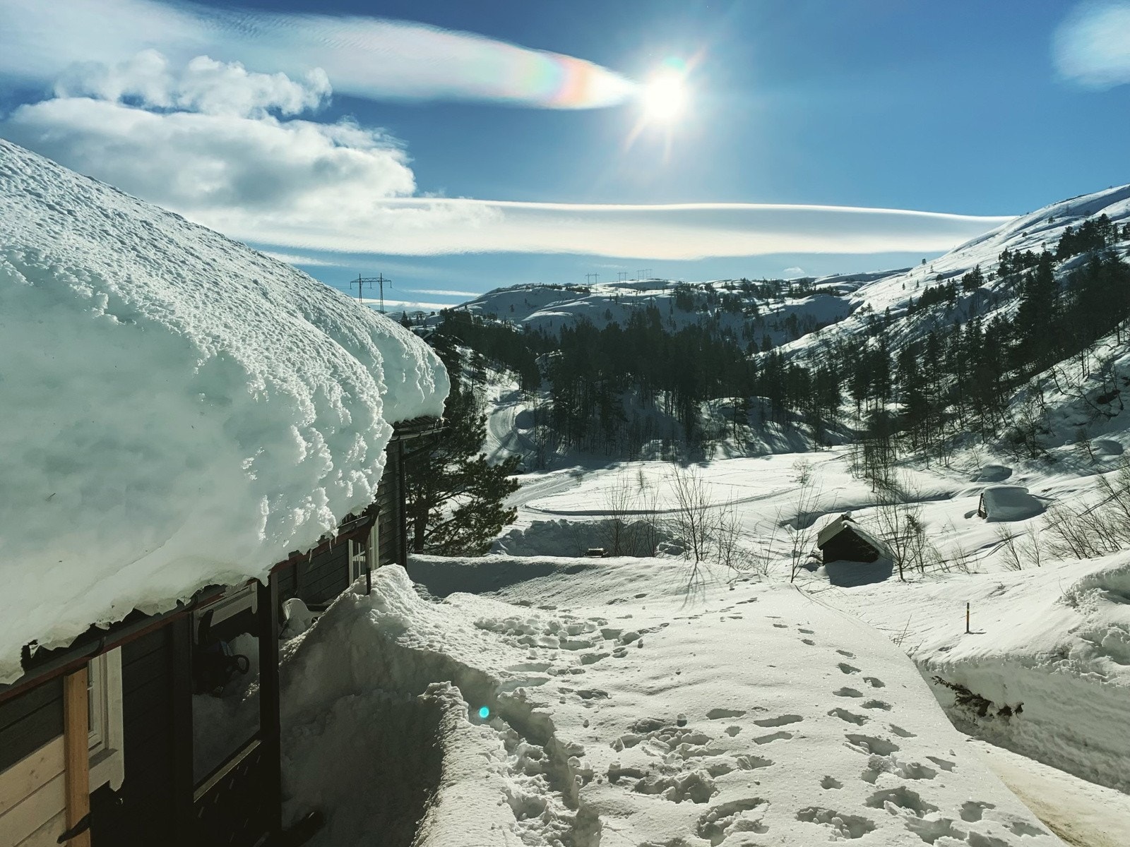 Vinterstemning Galleribilde