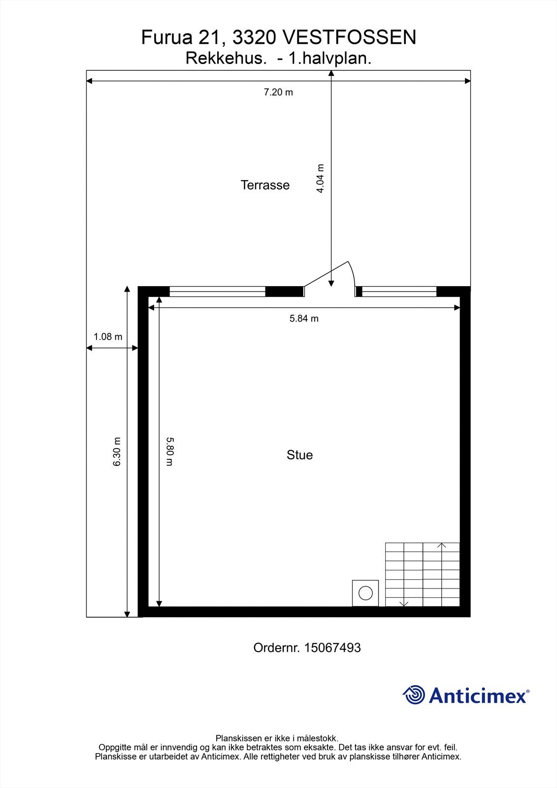 Plantegning 1. halvplan Galleribilde