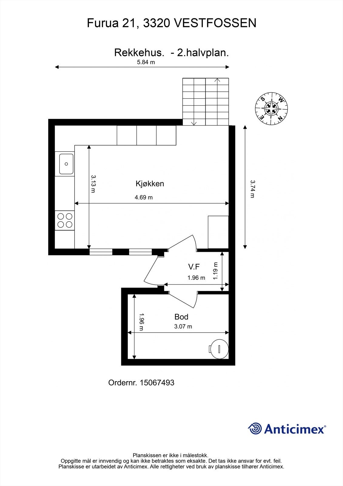 Plantegning 2. halvplan Galleribilde