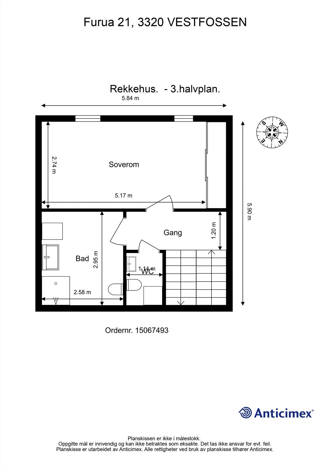 Plantegning 3. halvplan Galleribilde