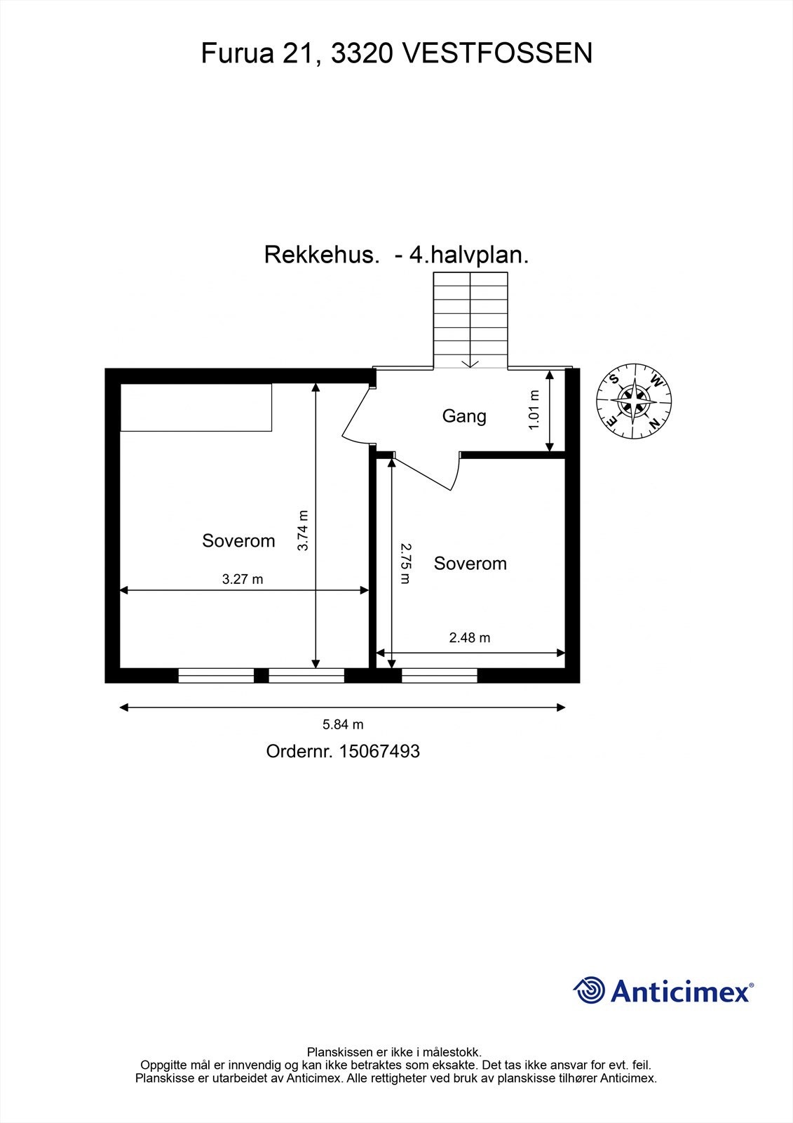 Plantegning 4. halvplan Galleribilde