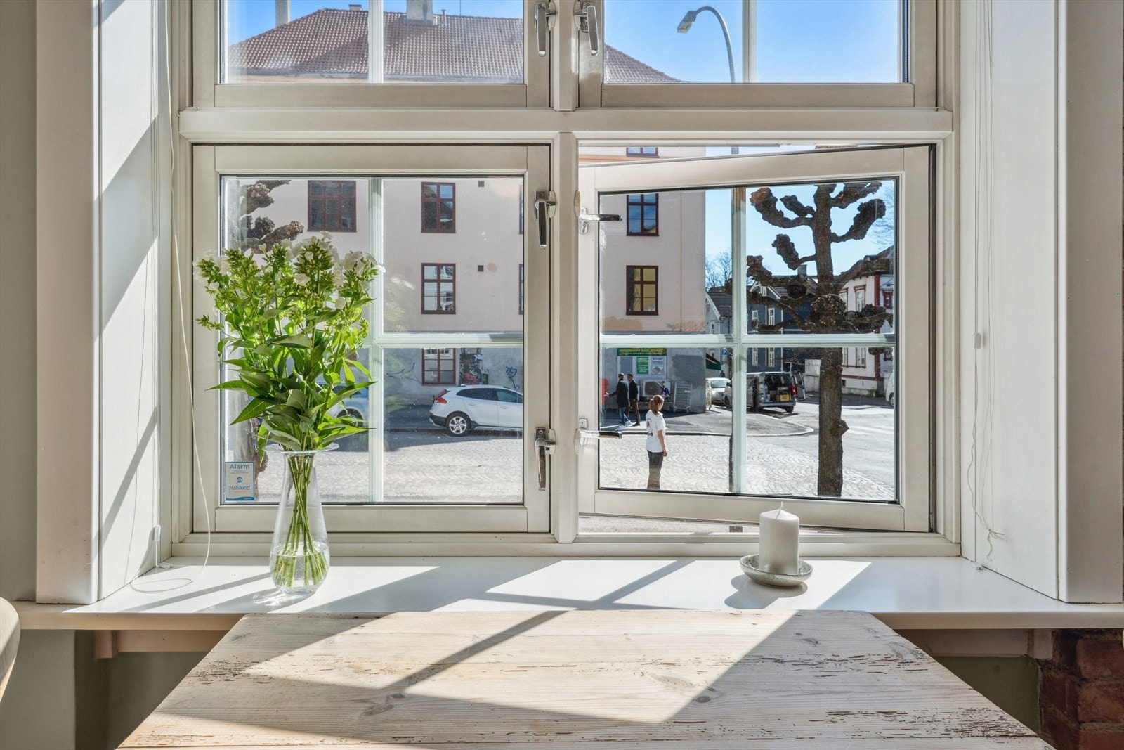 Utsyn fra leiligheten. Galleribilde