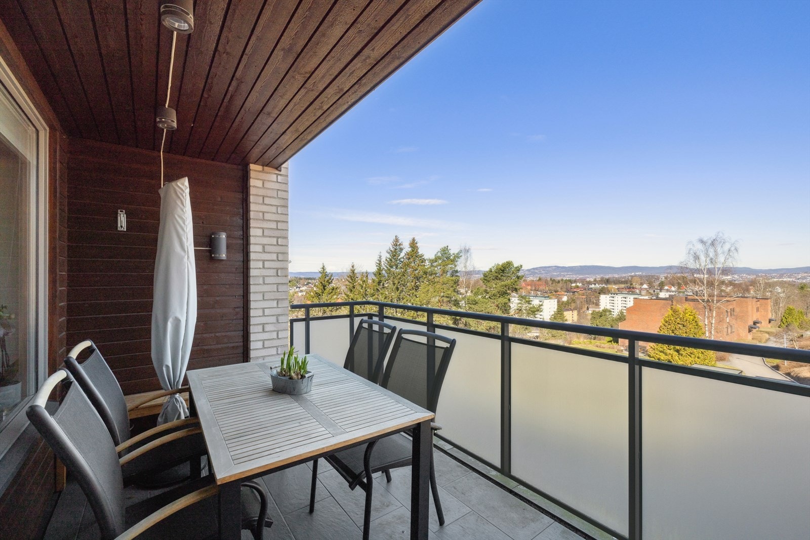 Her får du fantastisk utsikt utover mot Holmenkollen. Galleribilde