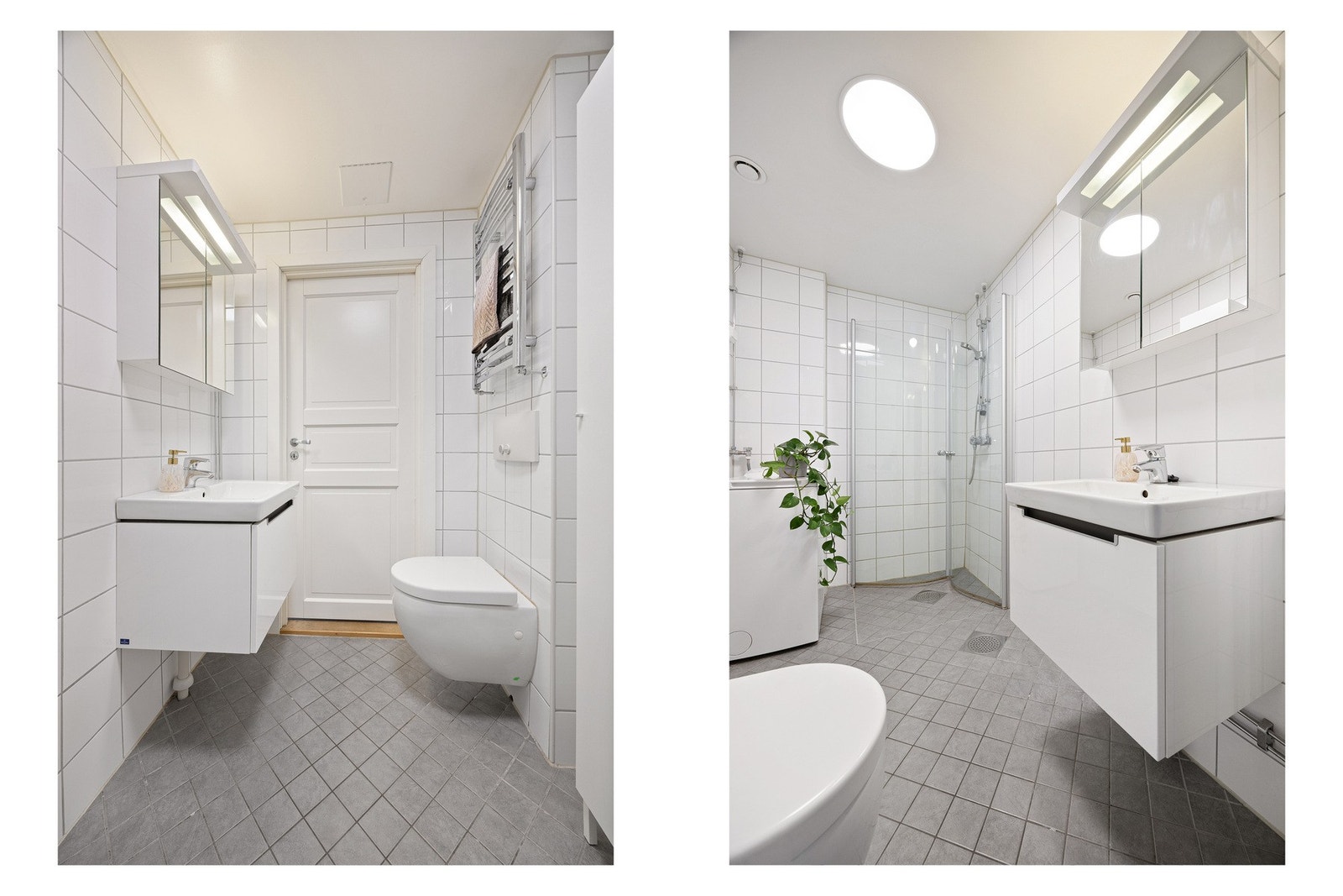 Badet ble oppusset i 2013 i regi av aksjelaget og er godt vedlikeholdt. Her har du bl.a. opplegg for vaskemaskin og varme i gulv. Galleribilde