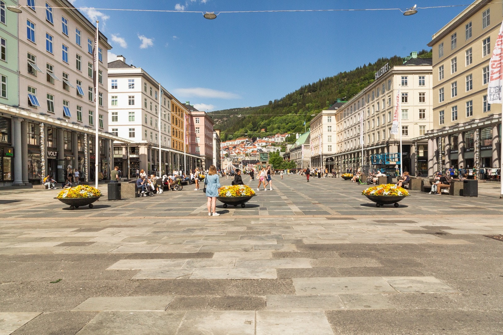 Torgallmenningen. Galleribilde