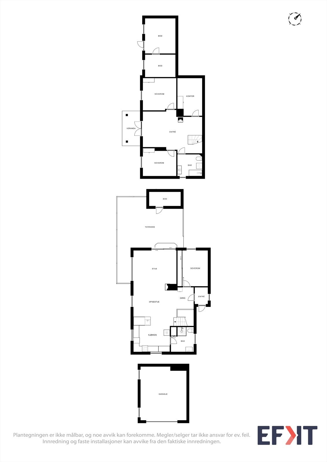 Plantegning Galleribilde