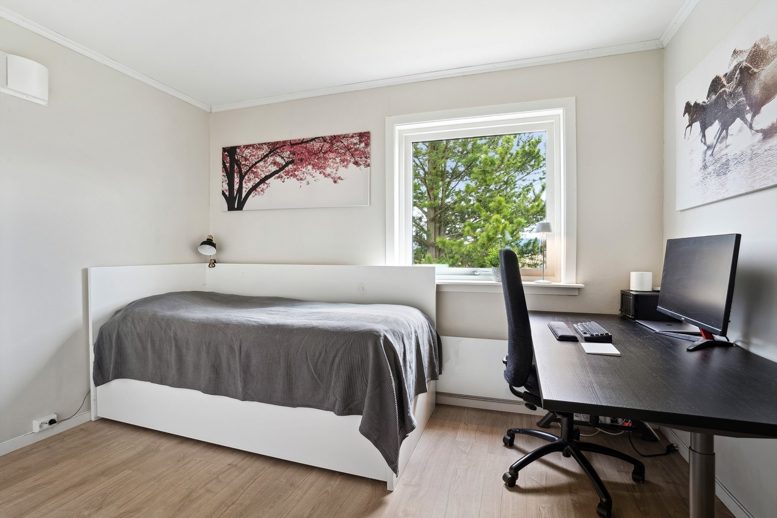 Store deler av vinduene i boligen er skiftet ut i perioden 2020 til 2024. Galleribilde