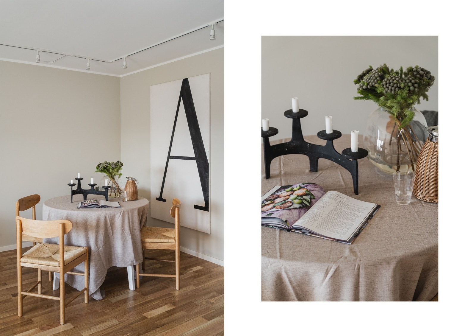 Detaljer - spiseplassen. Galleribilde