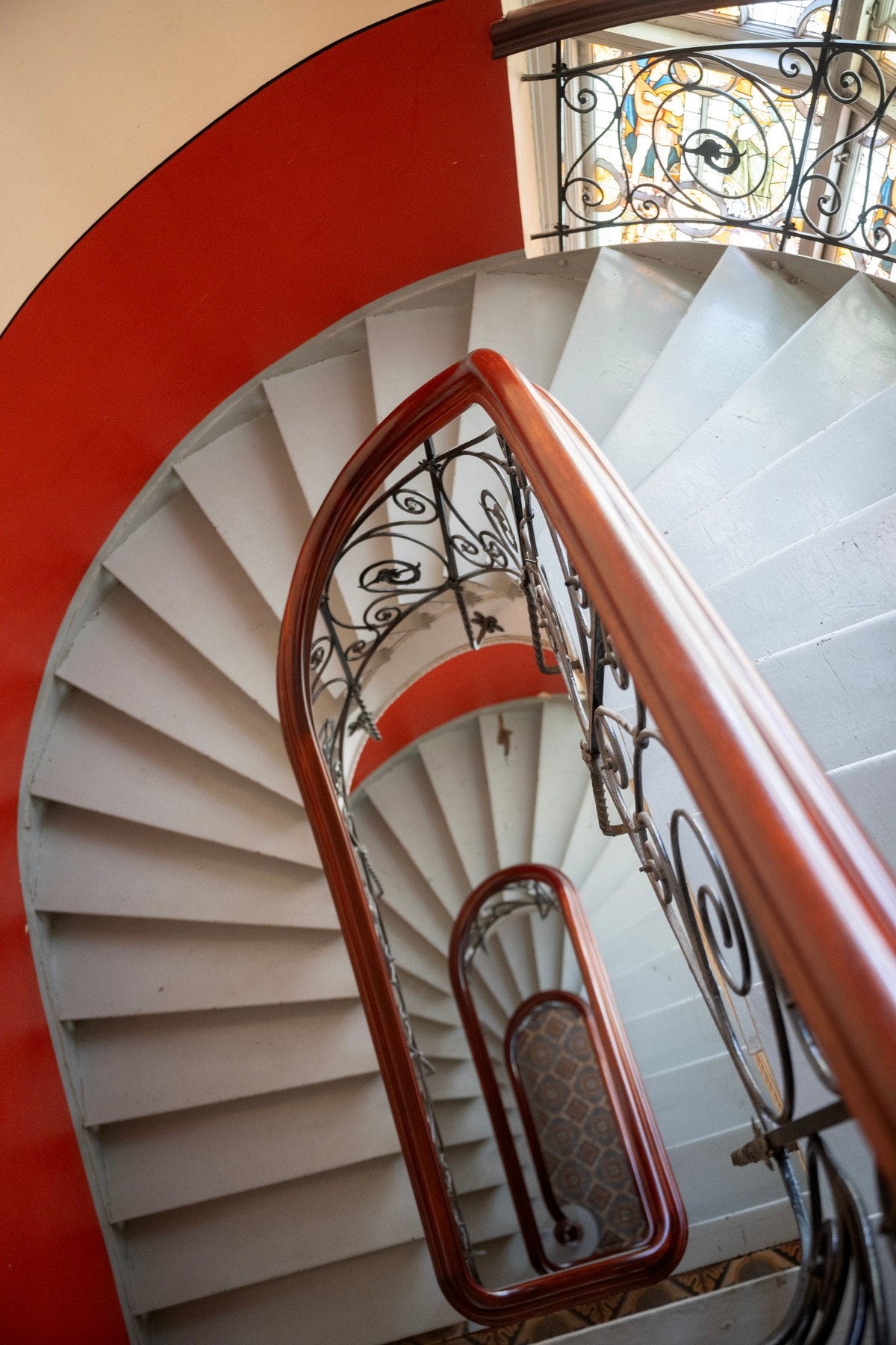 Trappeløpet. Galleribilde