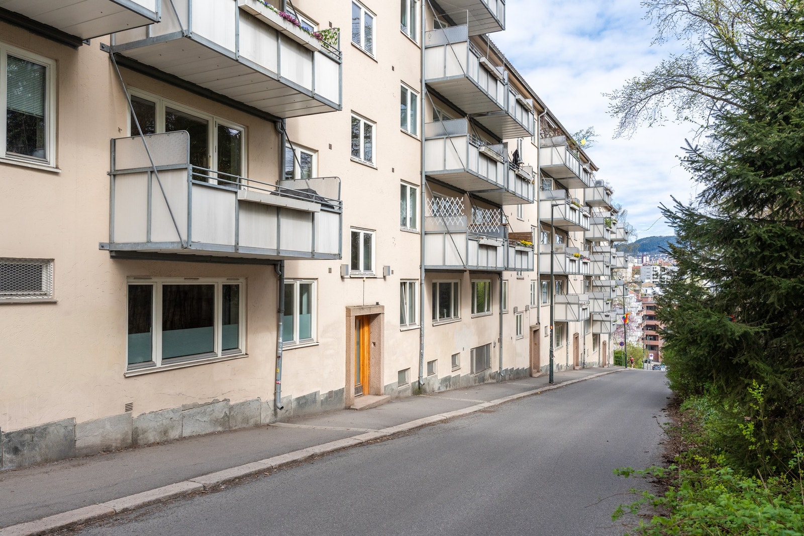 Fasade mot Akersbakken. Galleribilde