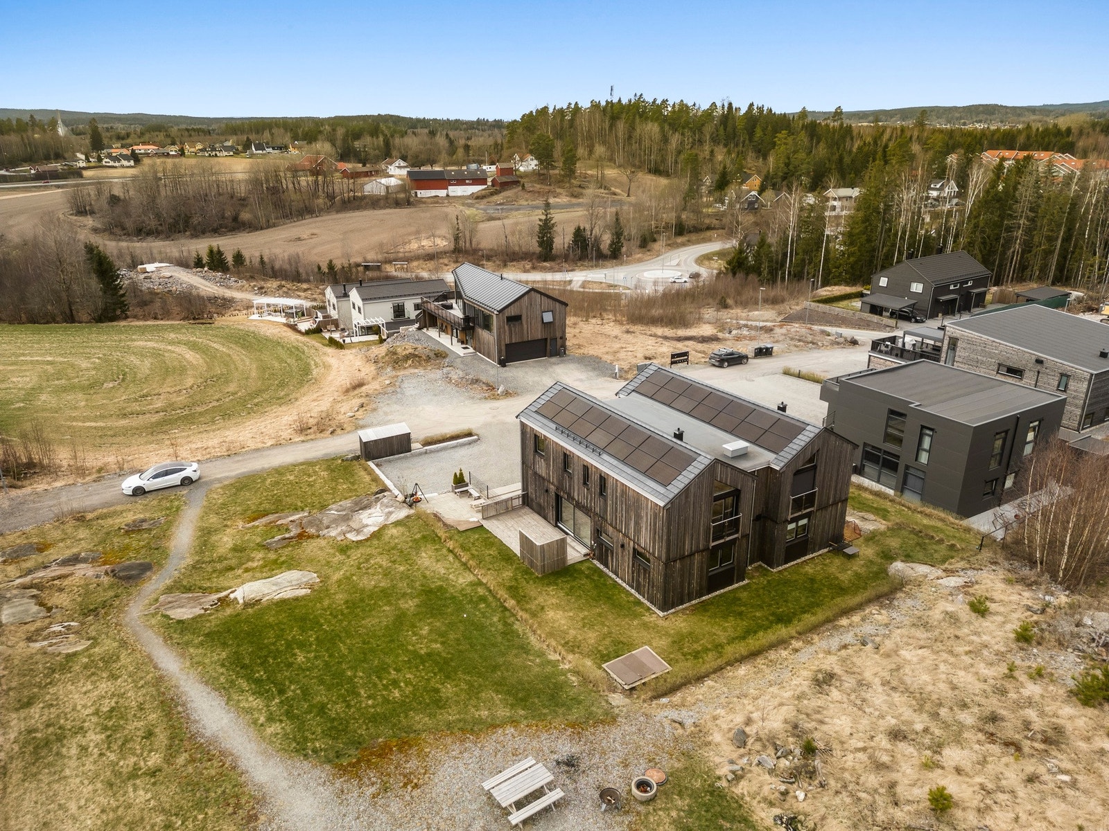 Dronebilde. Galleribilde