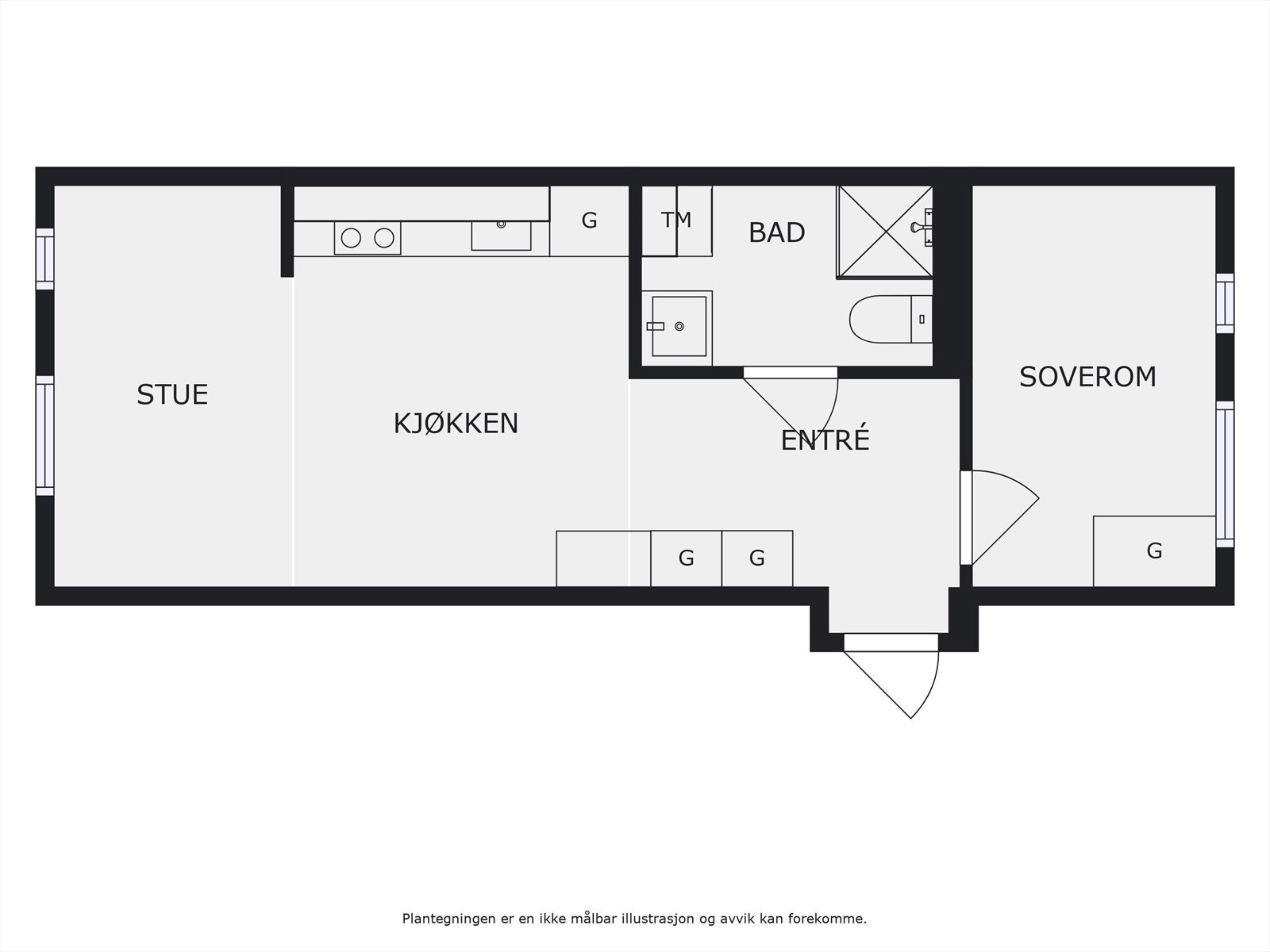 Plantegning Galleribilde