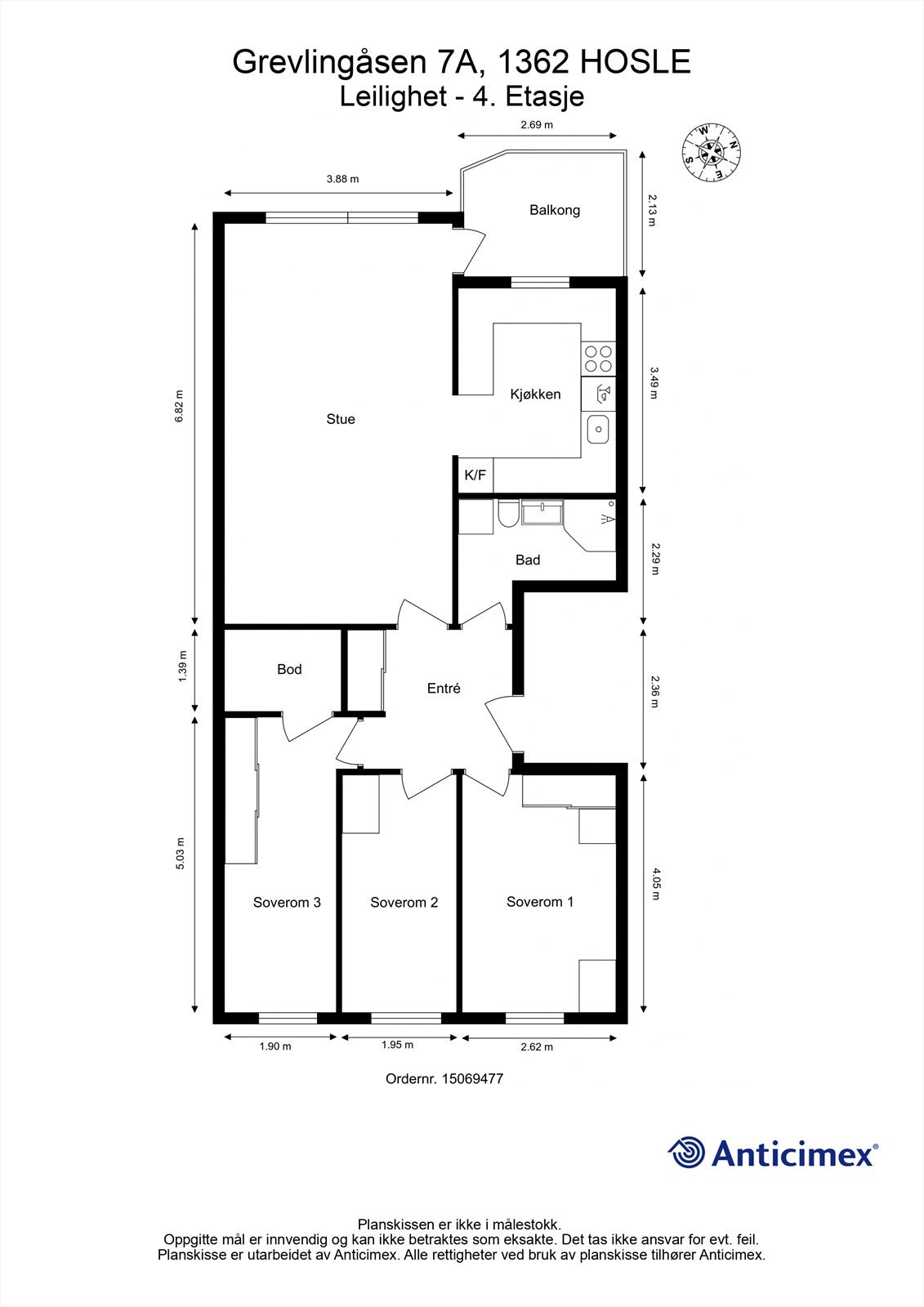 Plantegning Galleribilde