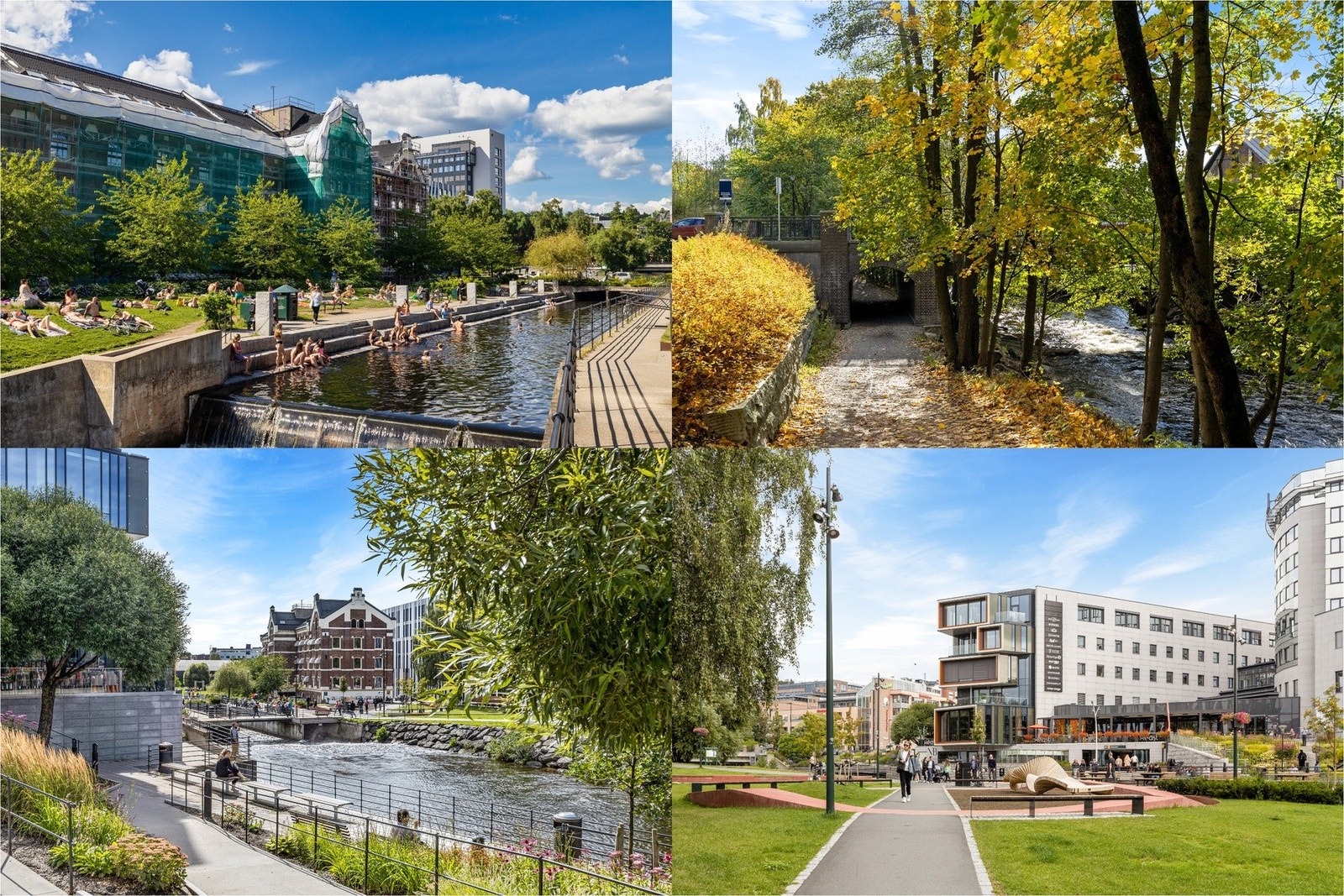 Med Akerselva bare noen minutter unna og flere turmuligheter langs elvebredden, er det lett å nyte naturen både sommer og vinter. Galleribilde