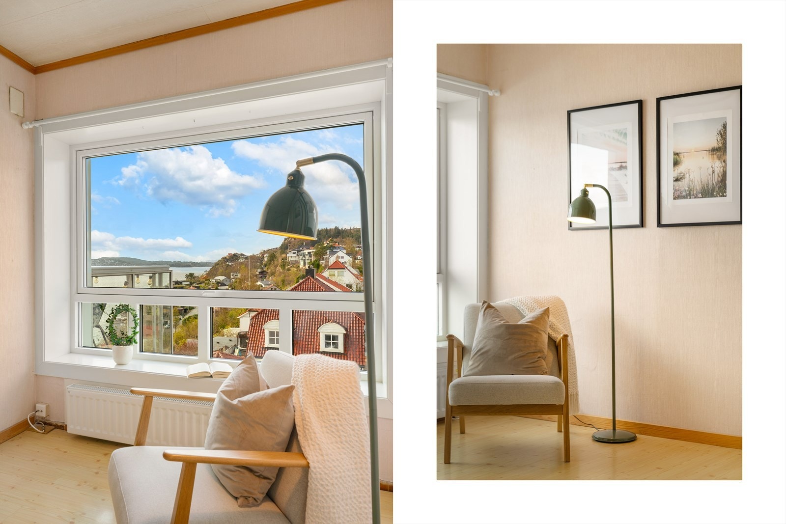 - Fra stuen kan du også nyte den herlige utsikten - Galleribilde